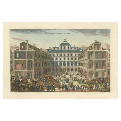 The Southern Courthouse of Stockholm: An Engraving by Willem Swidde, 1691